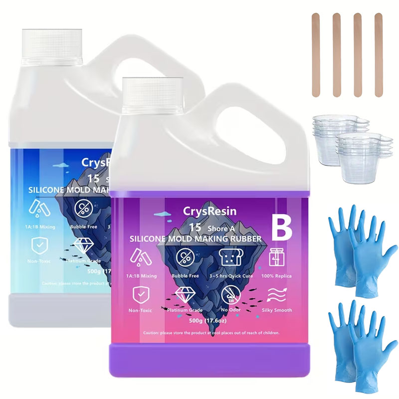 Candle Molds - 500ml 2 Flessen Vloeibare Siliconen voor