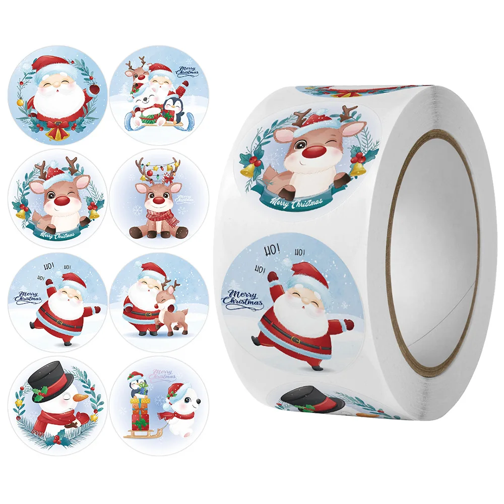 Candle Lighter - 100-500 Stuks 2023 Cartoon Vrolijk Kerststickers