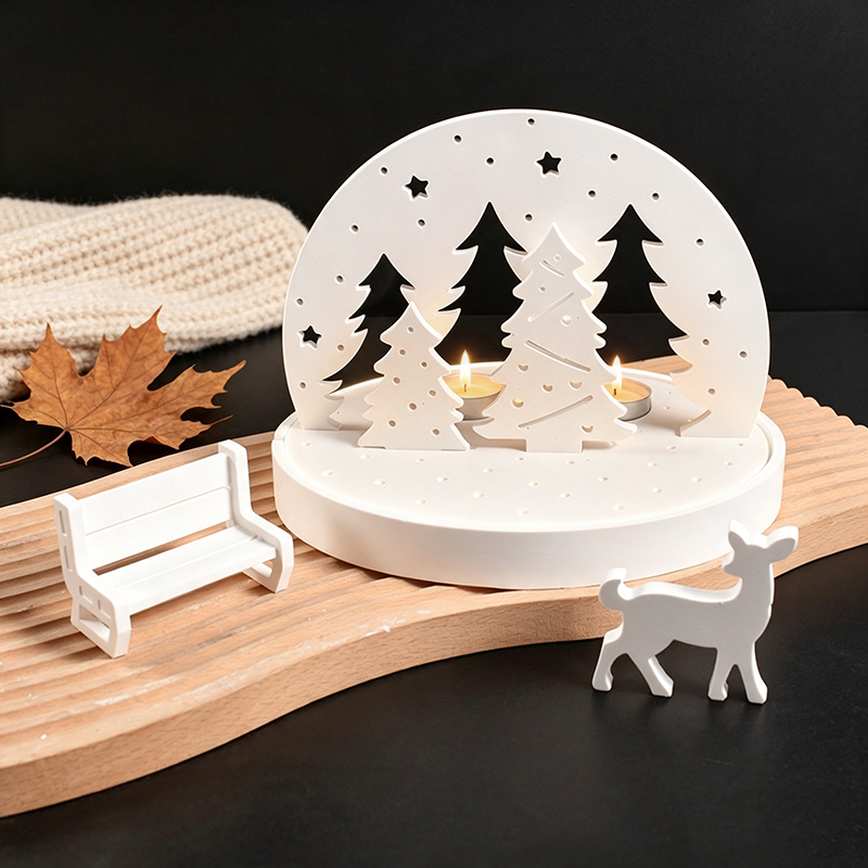 Kerst-Eland Theelicht Houder S - Candle Molds recensie en prijs