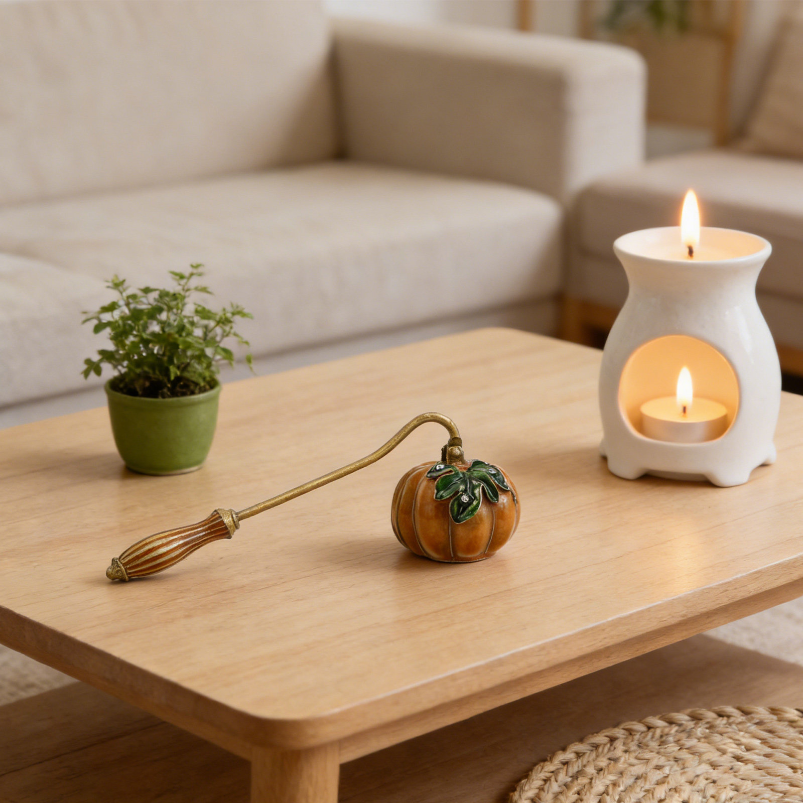 Vintage metalen kaarsenblusser - Candle Wick recensie en prijs
