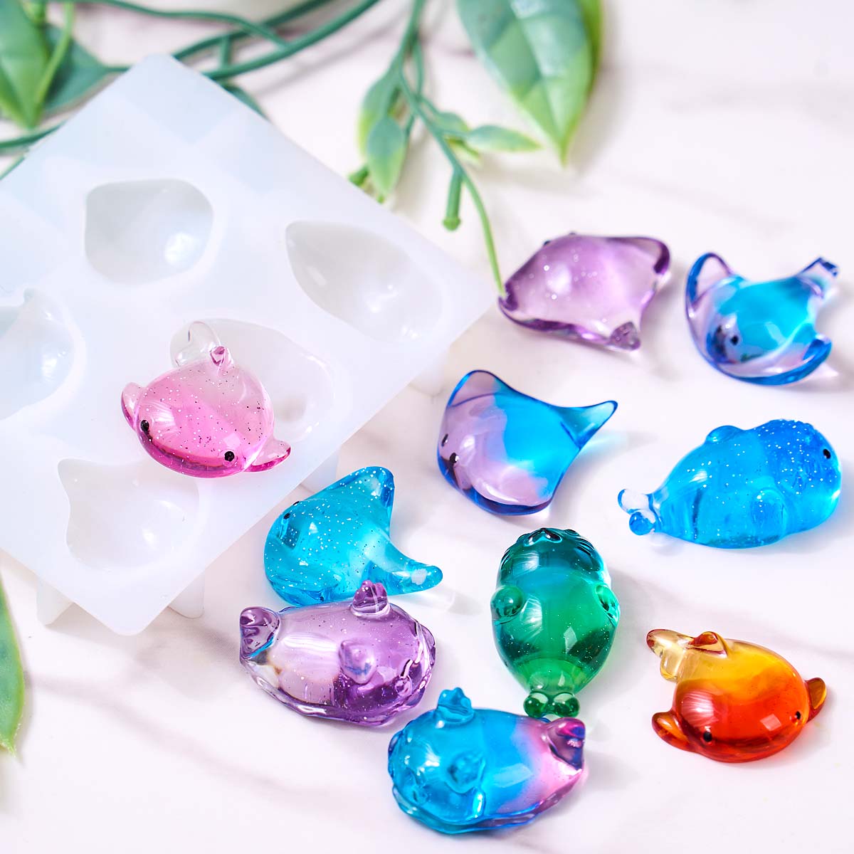 3D Healing Kawaii Manta Ray Wa - Candle Molds recensie en prijs