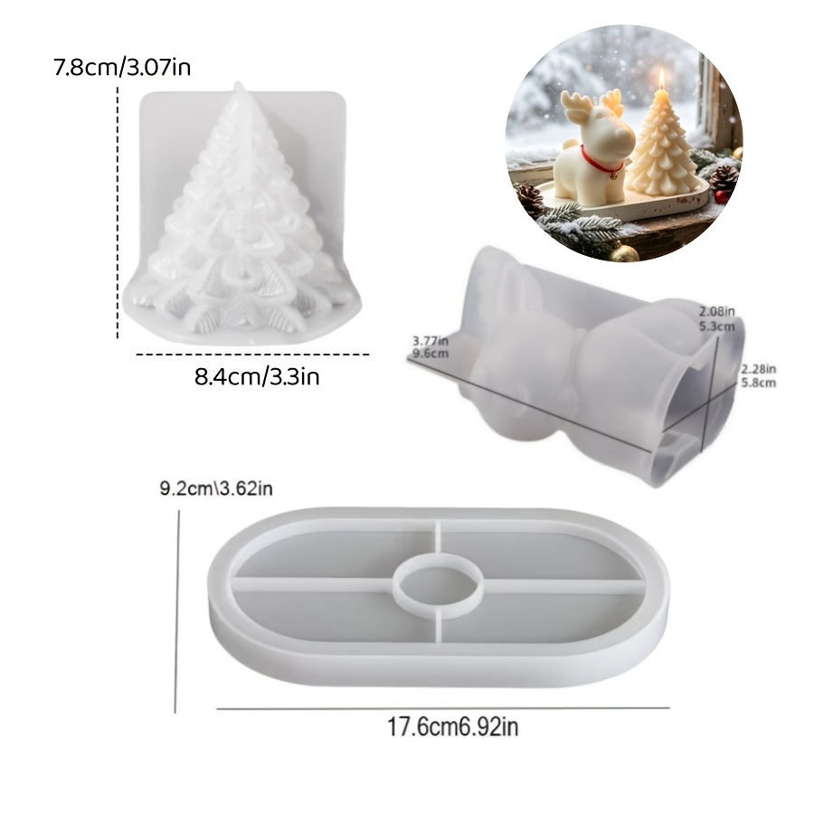 Kleisiliconenmal 3-delige set: - Candle Making Kit recensie en prijs